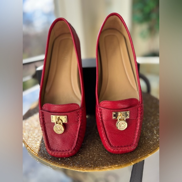 Michael Kors Red-Orange Shoes Size 7 - Picture 3 of 10